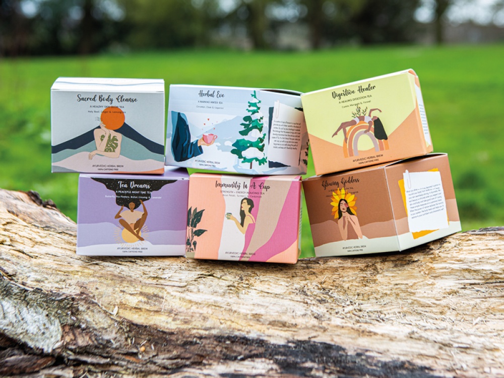 tea in boxes