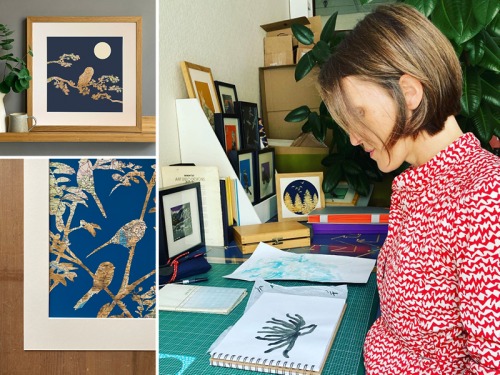 How Kate Thornton Uses Maps to Create Her Unique Art Prints