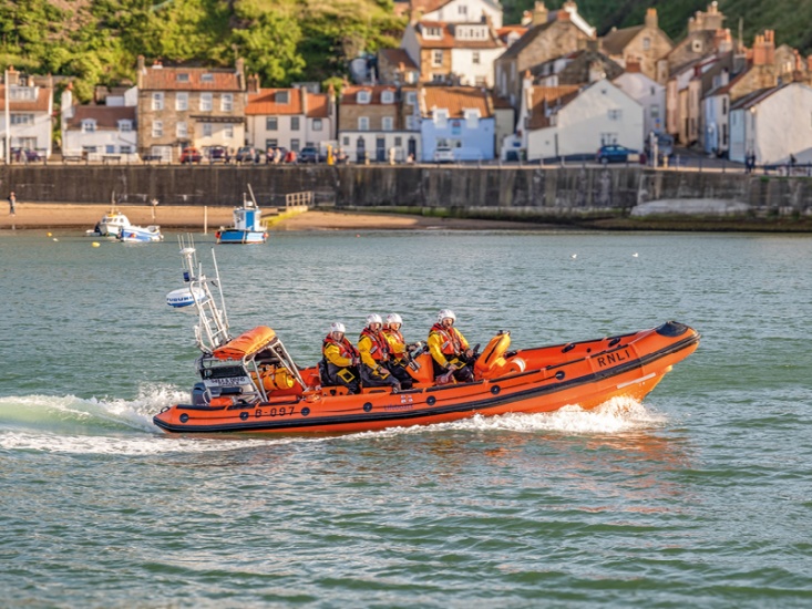 Staithes and Runswick RNLI B987 © James Stoker_RNLI
