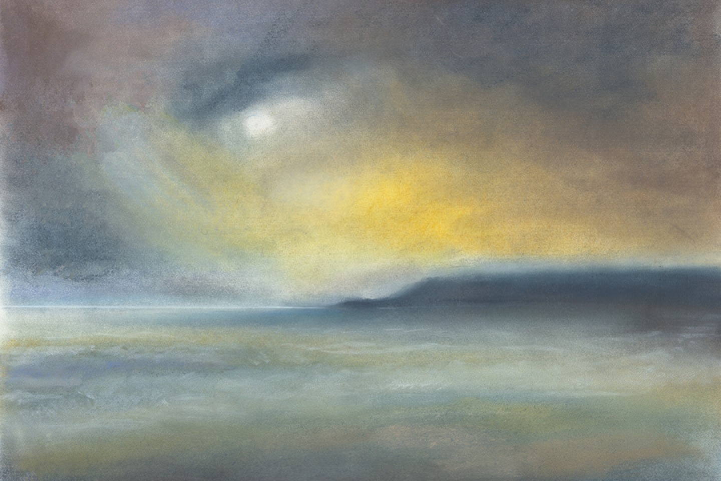 Sunset over the East Coast original painting