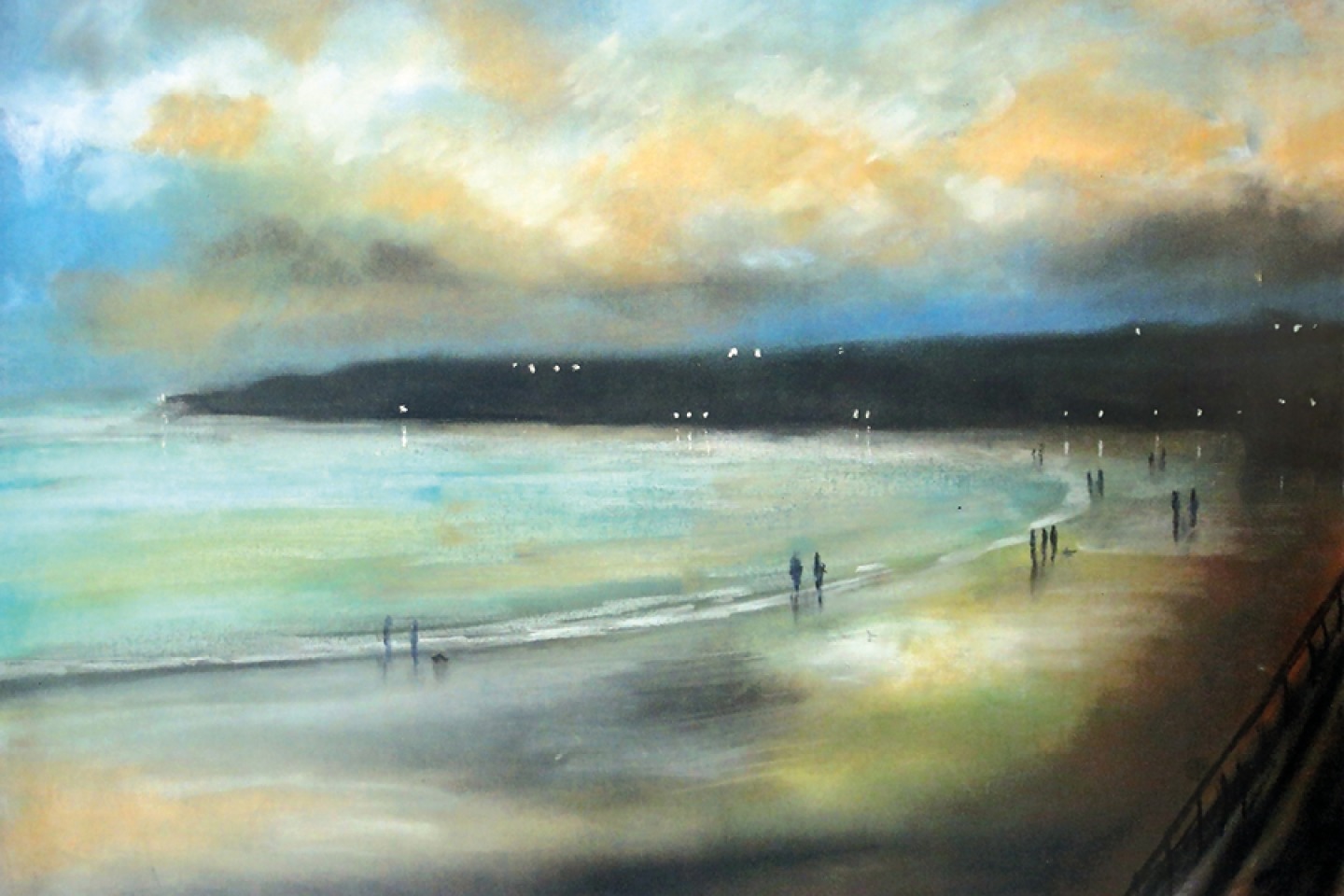Cayton Bay fine art print