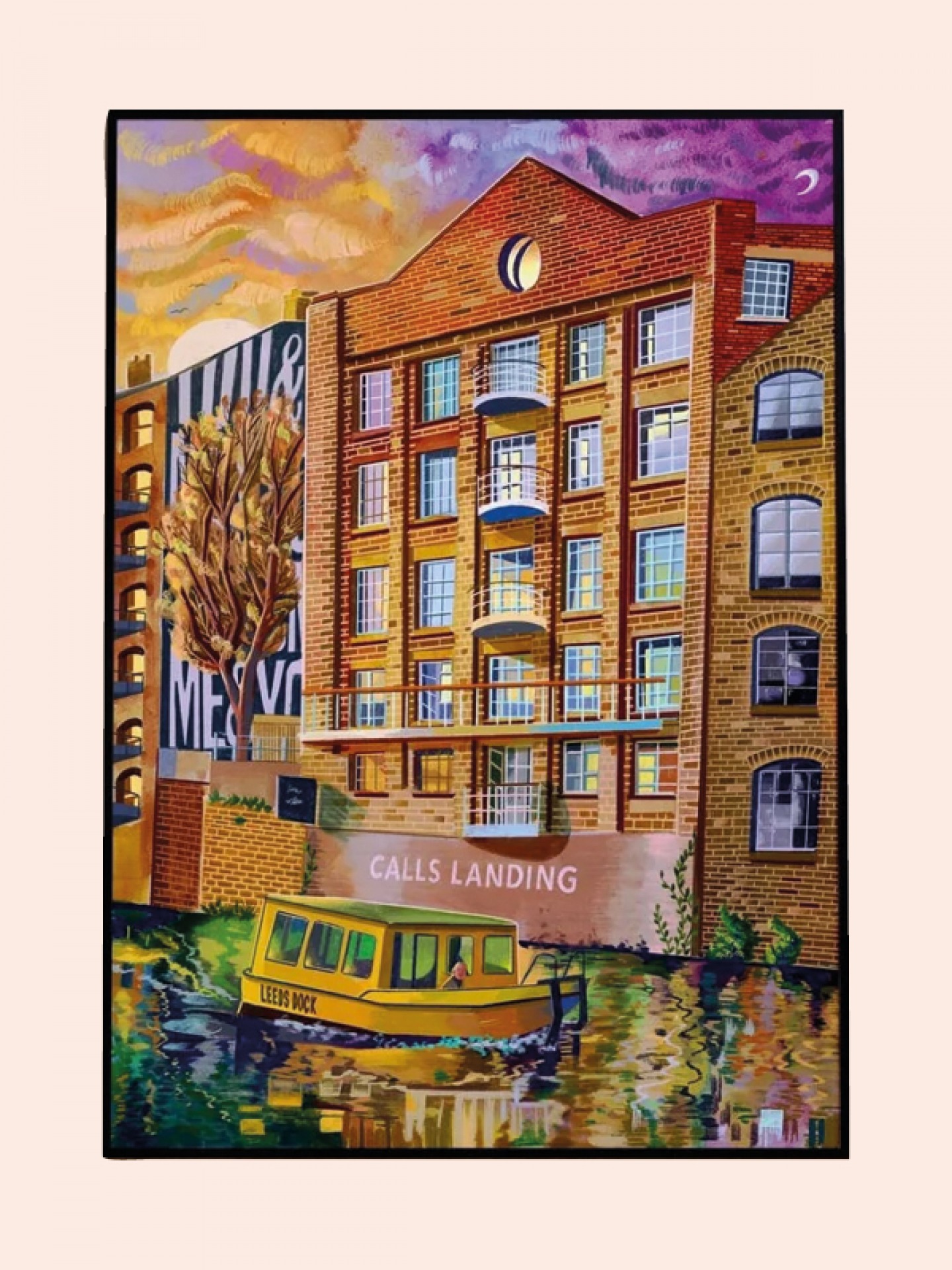 Leeds Dock, Calls Landing print