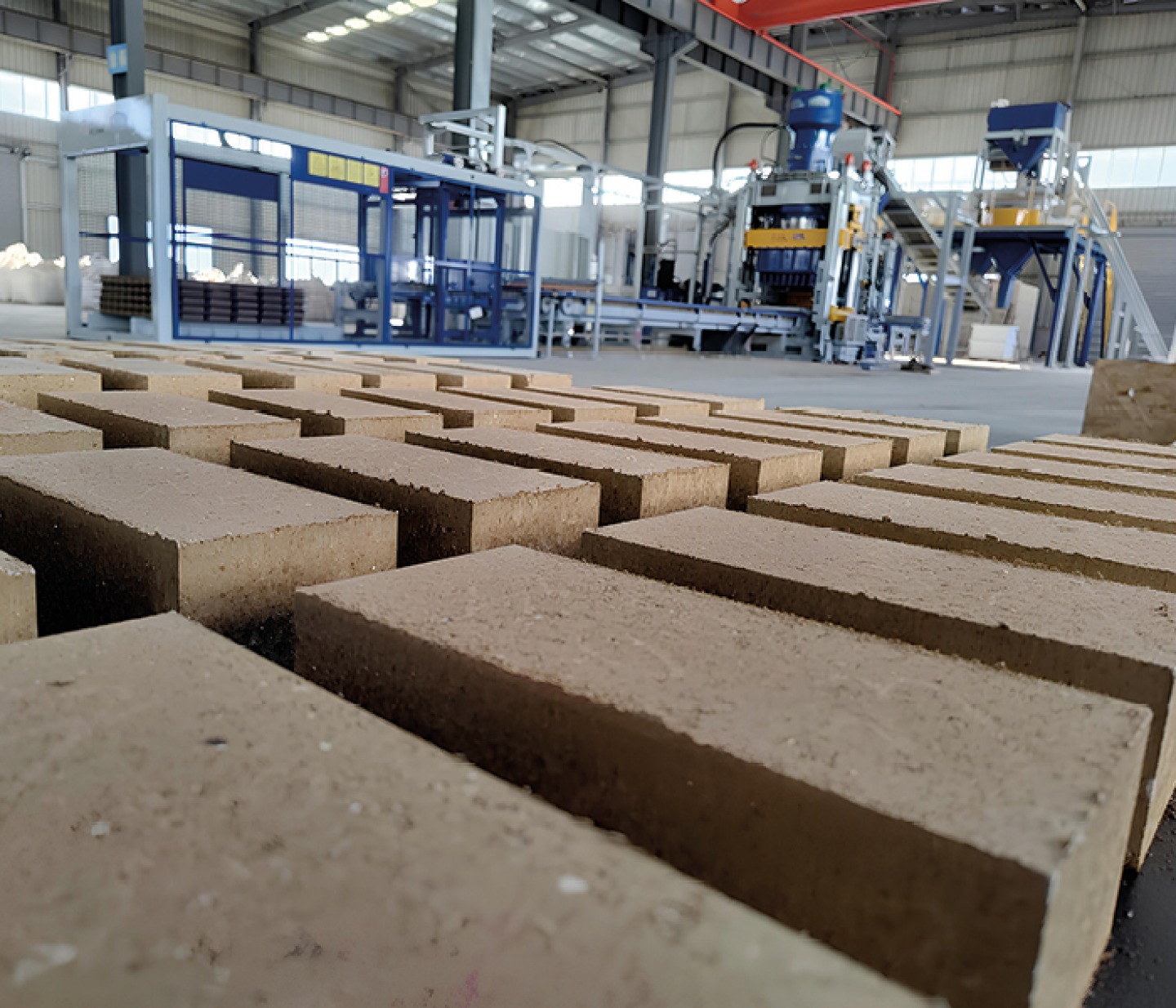 Newly manufactured and compressed e4E N10 bricks