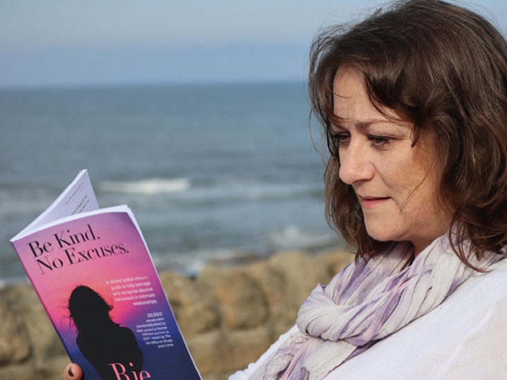 Rie Pearson reading her book