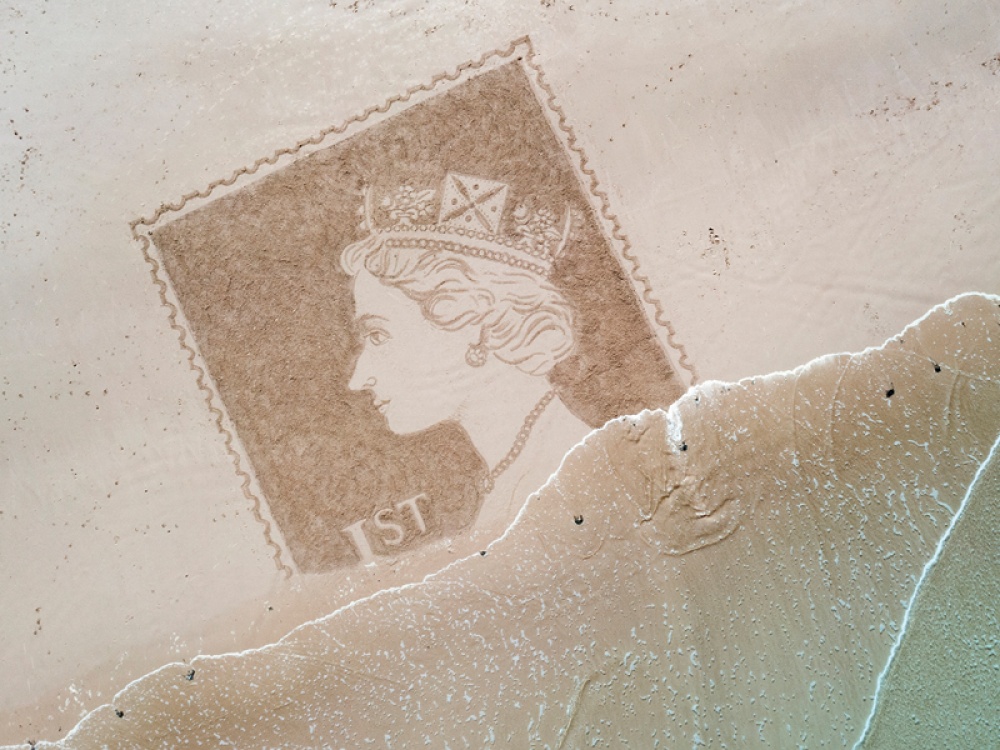 artwork in the sand