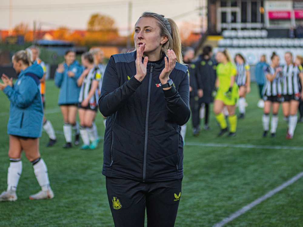 Newcastle United Women's Manager Becky Langley