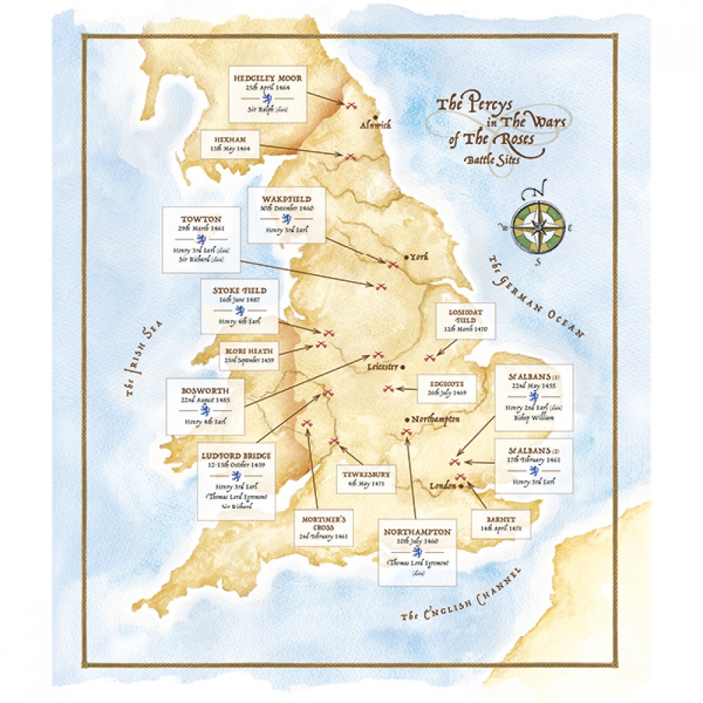 Percy family map