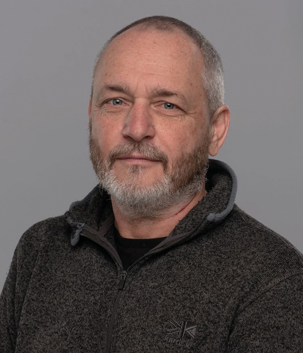 Portrait photograph of Mike