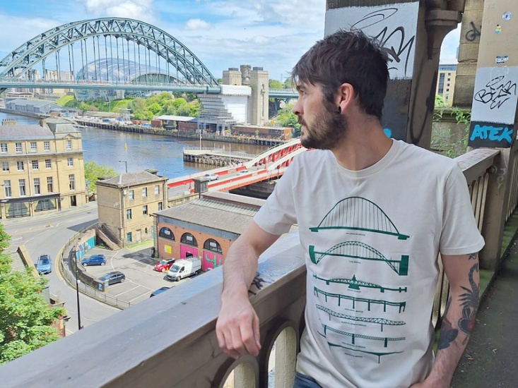 Meet the Designer Who Specialises in T-shirts Depicting the Most Recognisable Landmarks in our Region