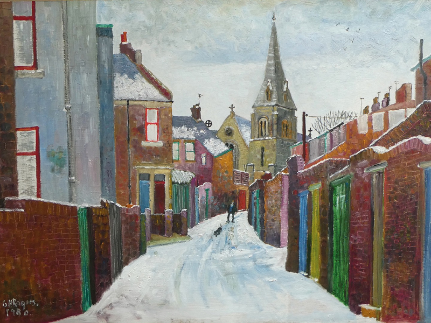 ‘Third Street, Back Lane, Gateshead’ 1980