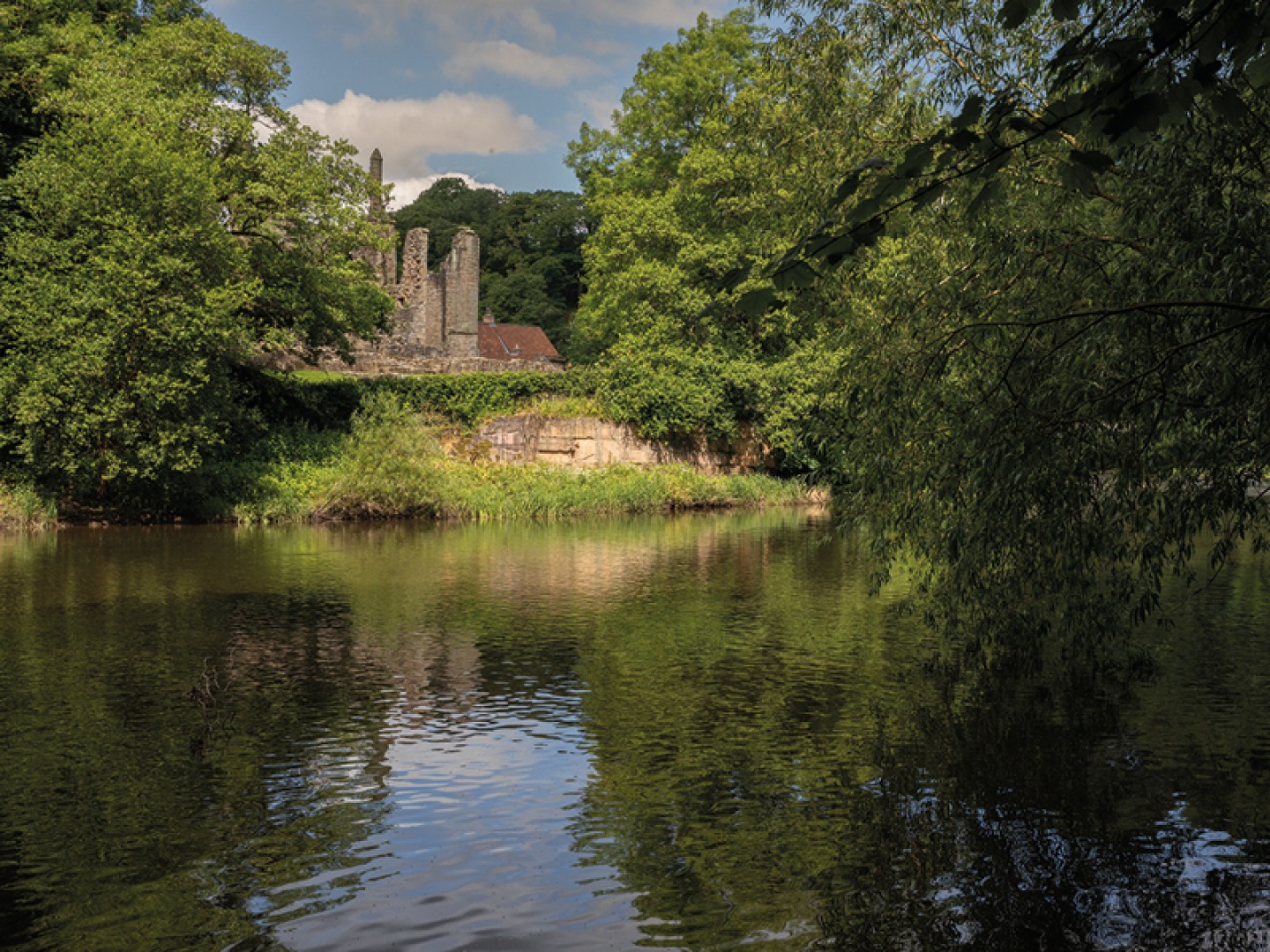 Views of the ruins of Finchale Abbey at Durham, County Durham © National Trust Images Rebecca Hughes