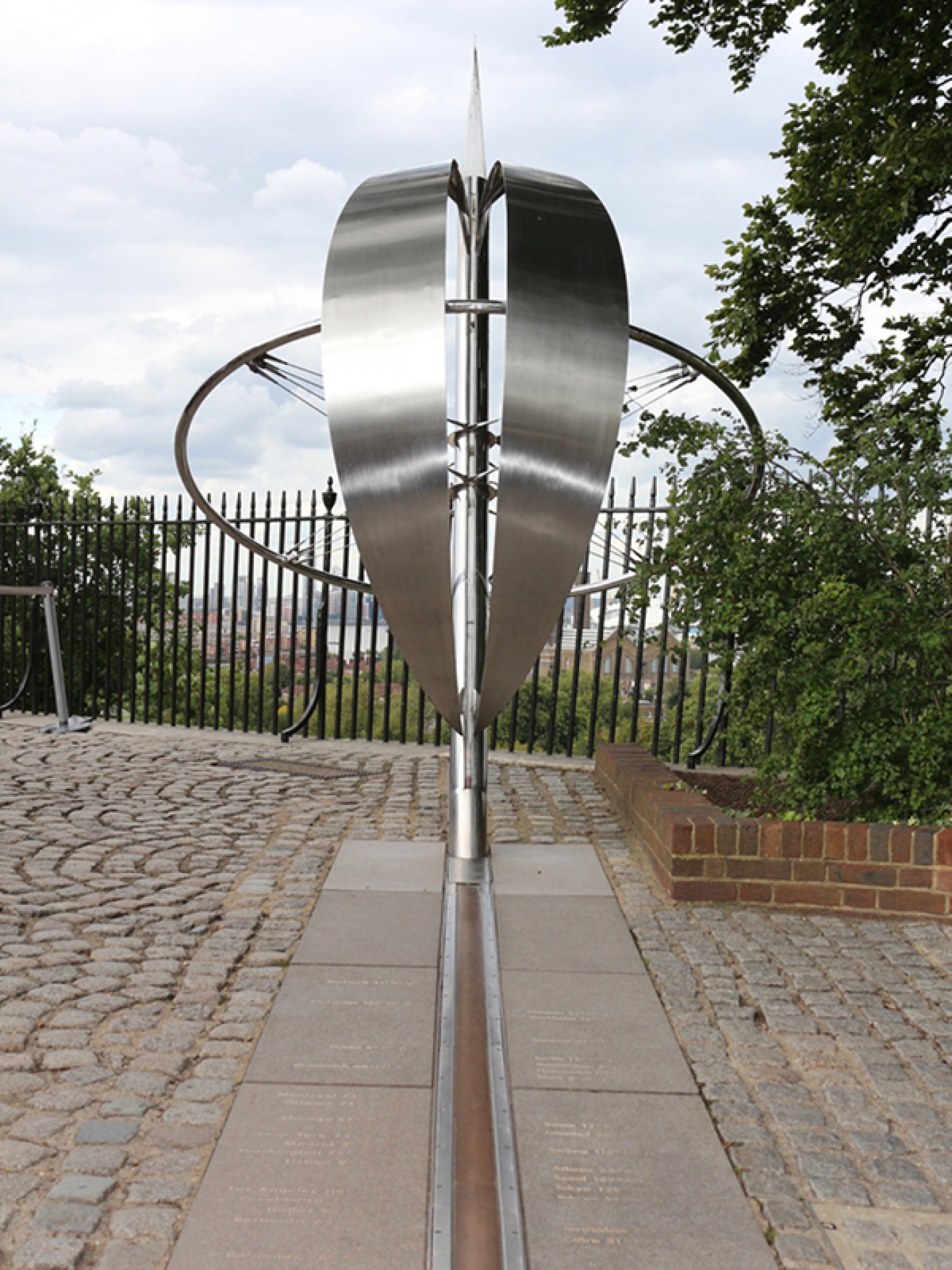 The Prime Meridian Line at the Royal Observatory in Greenwich