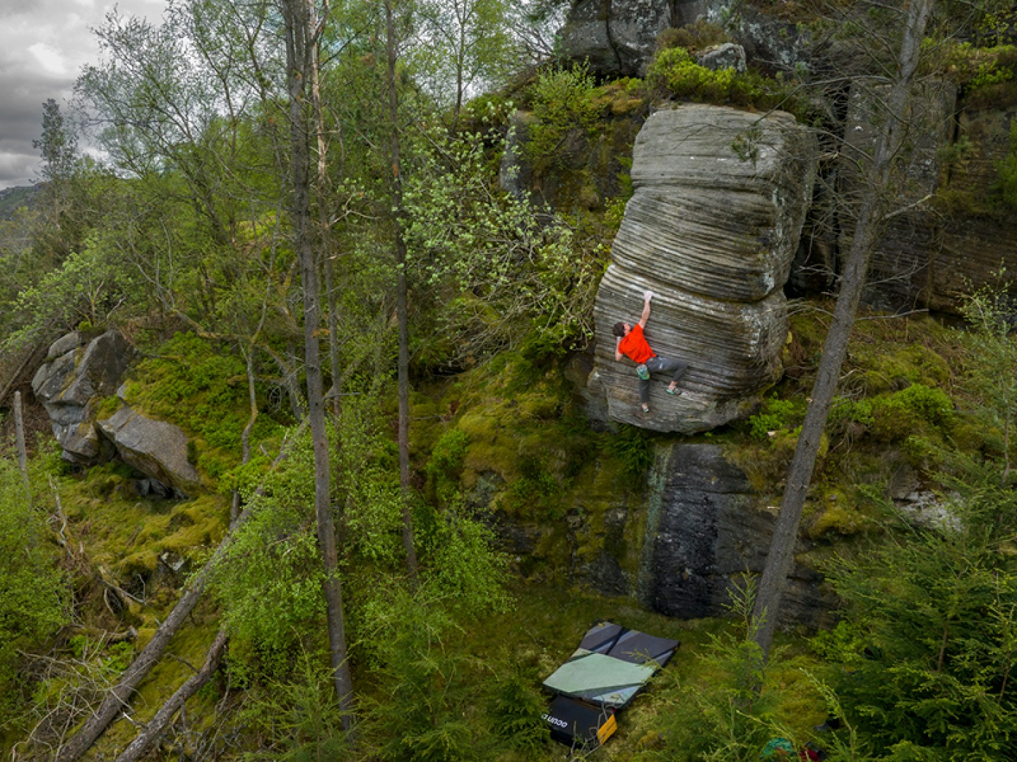 Dan Turner on Grim Tormentor, f7A, Simonside Sector A © Mark Savage