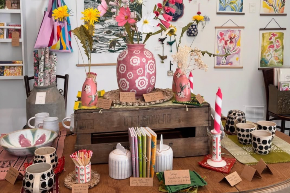 Colourful, locally made crafts and products at April 11