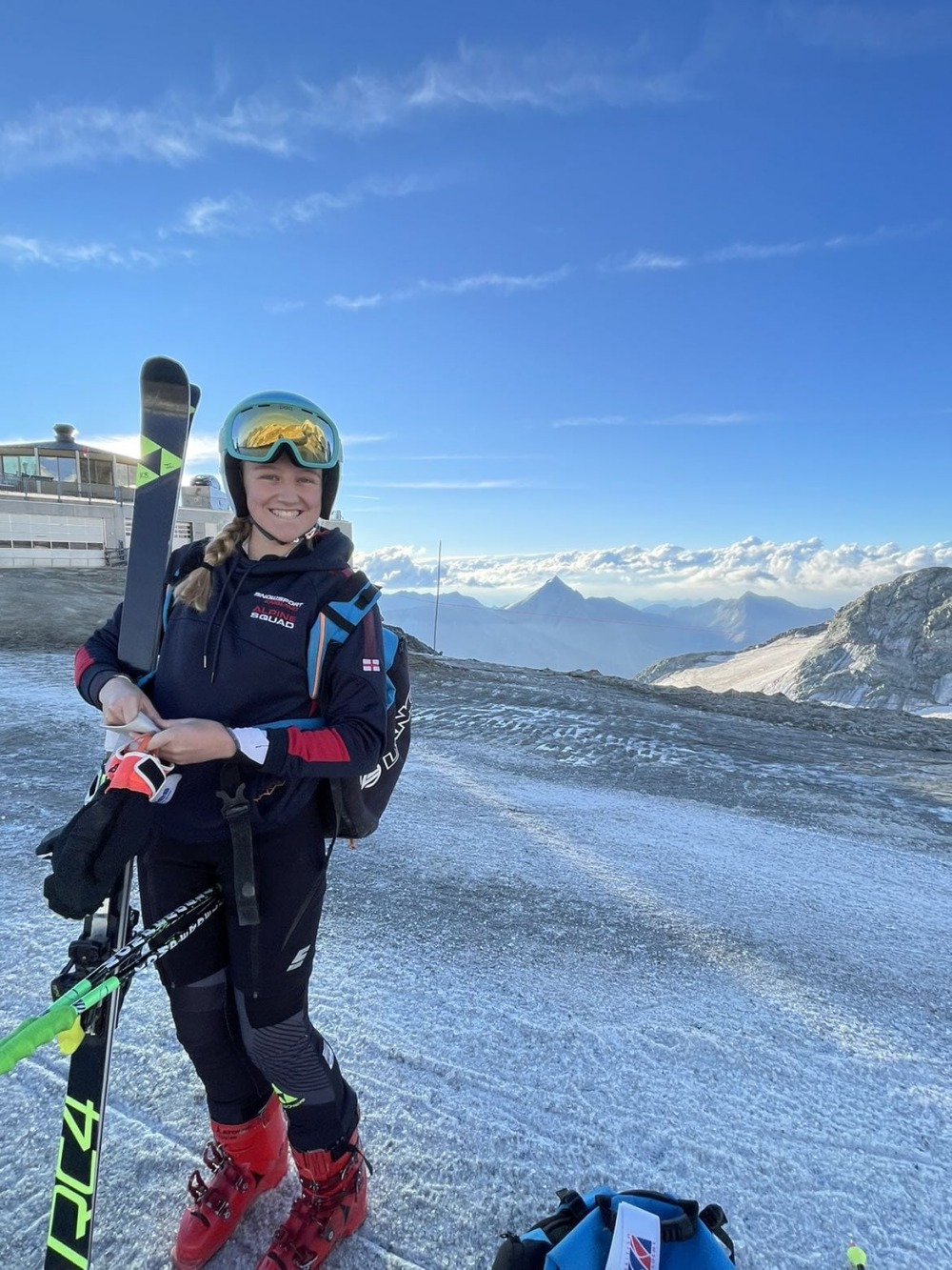 Amy in Saas Fee