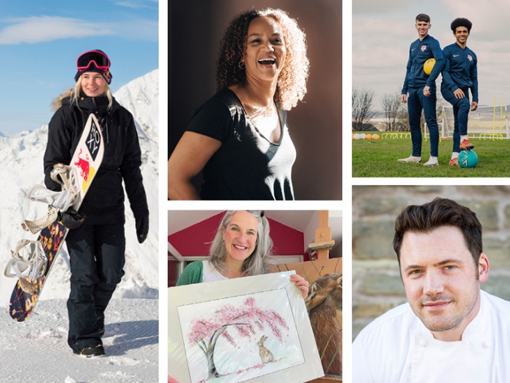 Katie Ormerod, Angela Griffith, Vicki Davidson, Matt Downing and Alex Wollerton, Tommy Banks