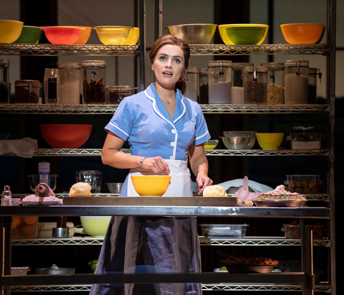 Chelsea Halfpenny as Jenna. Johan Persson