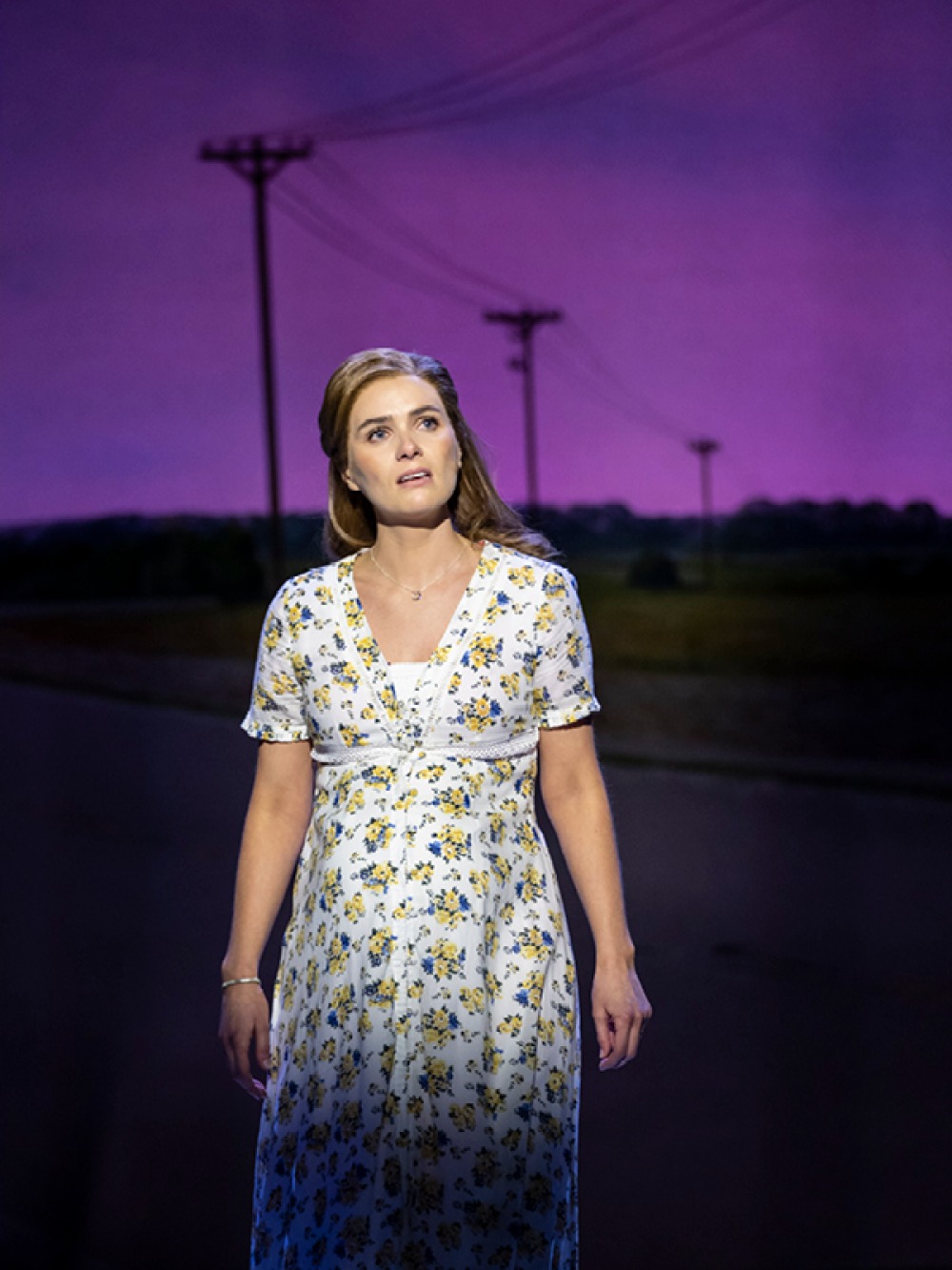 Chelsea Halfpenny as Jenna in Waitress. Johan Persson