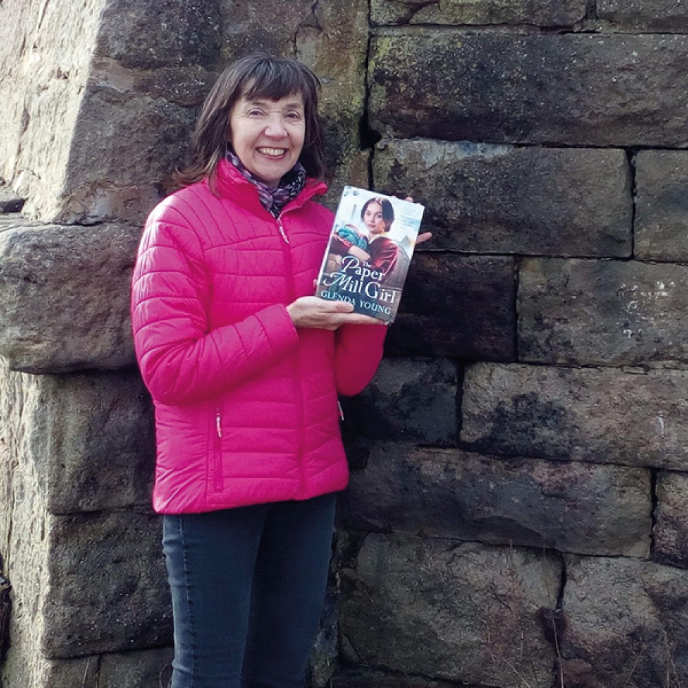Glenda with her latest book