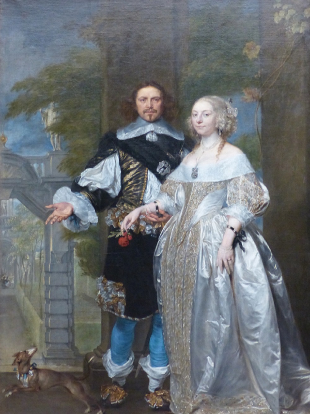 painting of Margaret Cavendish and her husband, William Cavendish, first Duke of Newcastle