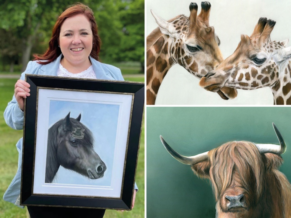 See Laura Pennell's Animal Art Inspired by North Yorkshire that has the  Queen's Approval | Living North