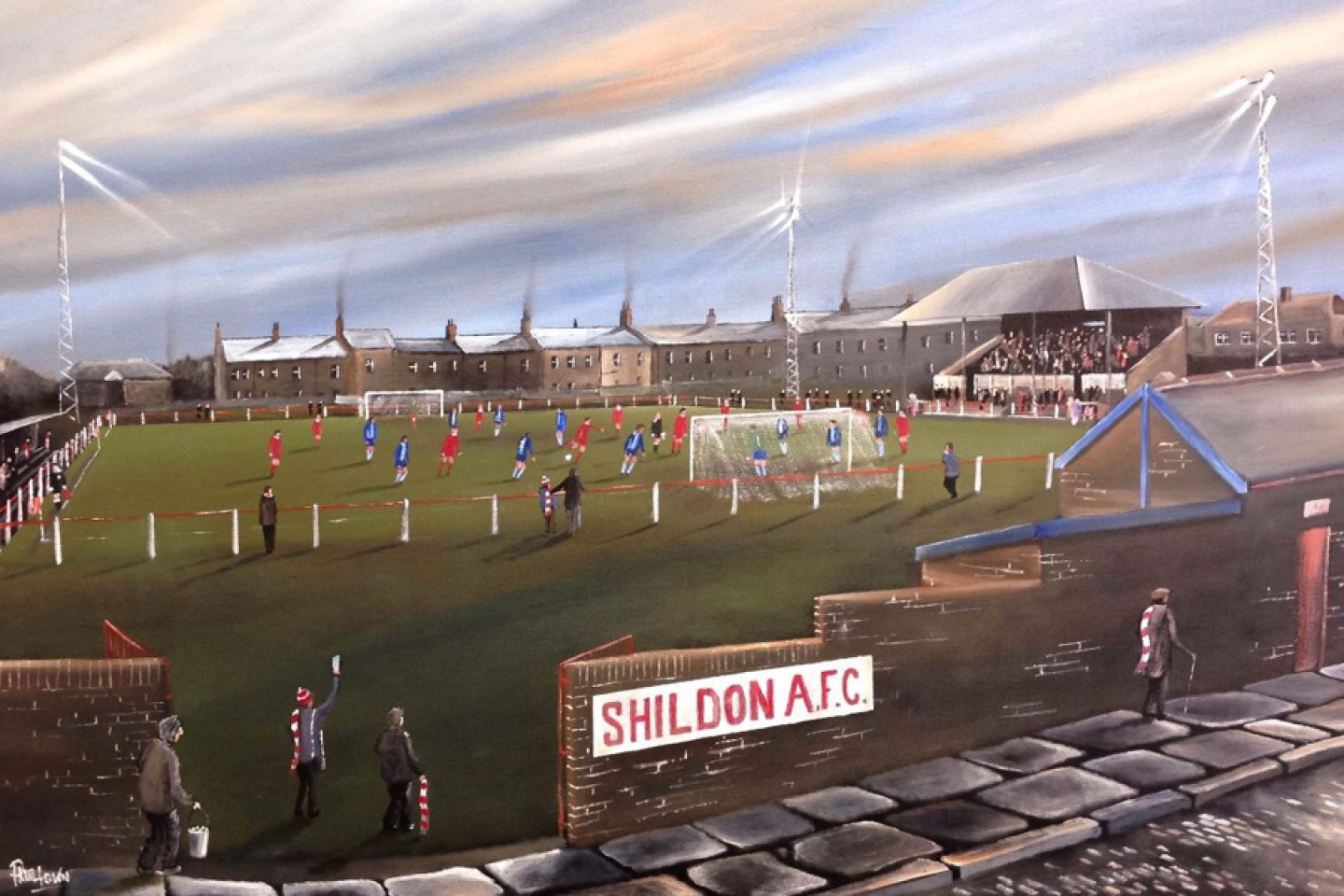 Shildon’s Dean Street, featuring local character ‘Snack Davis’