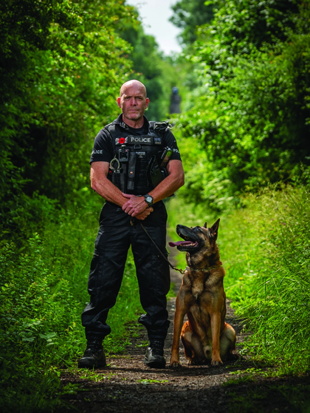 Ian Squire with now-retired PD Ted