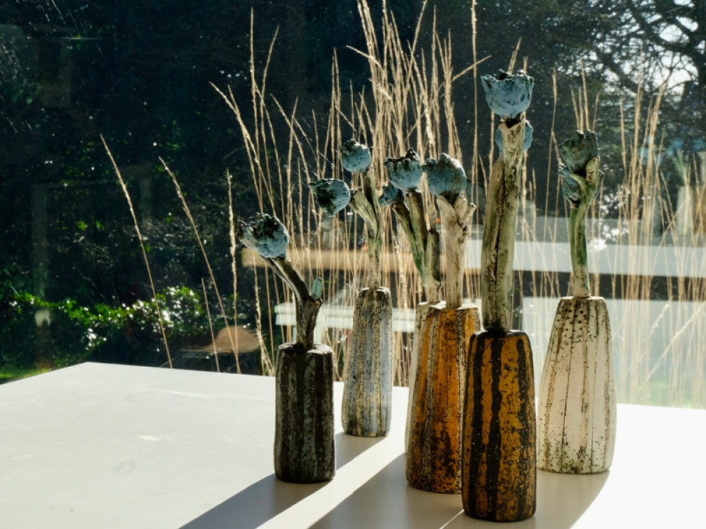 Shirley Vauvelle Bud Vases at Window
