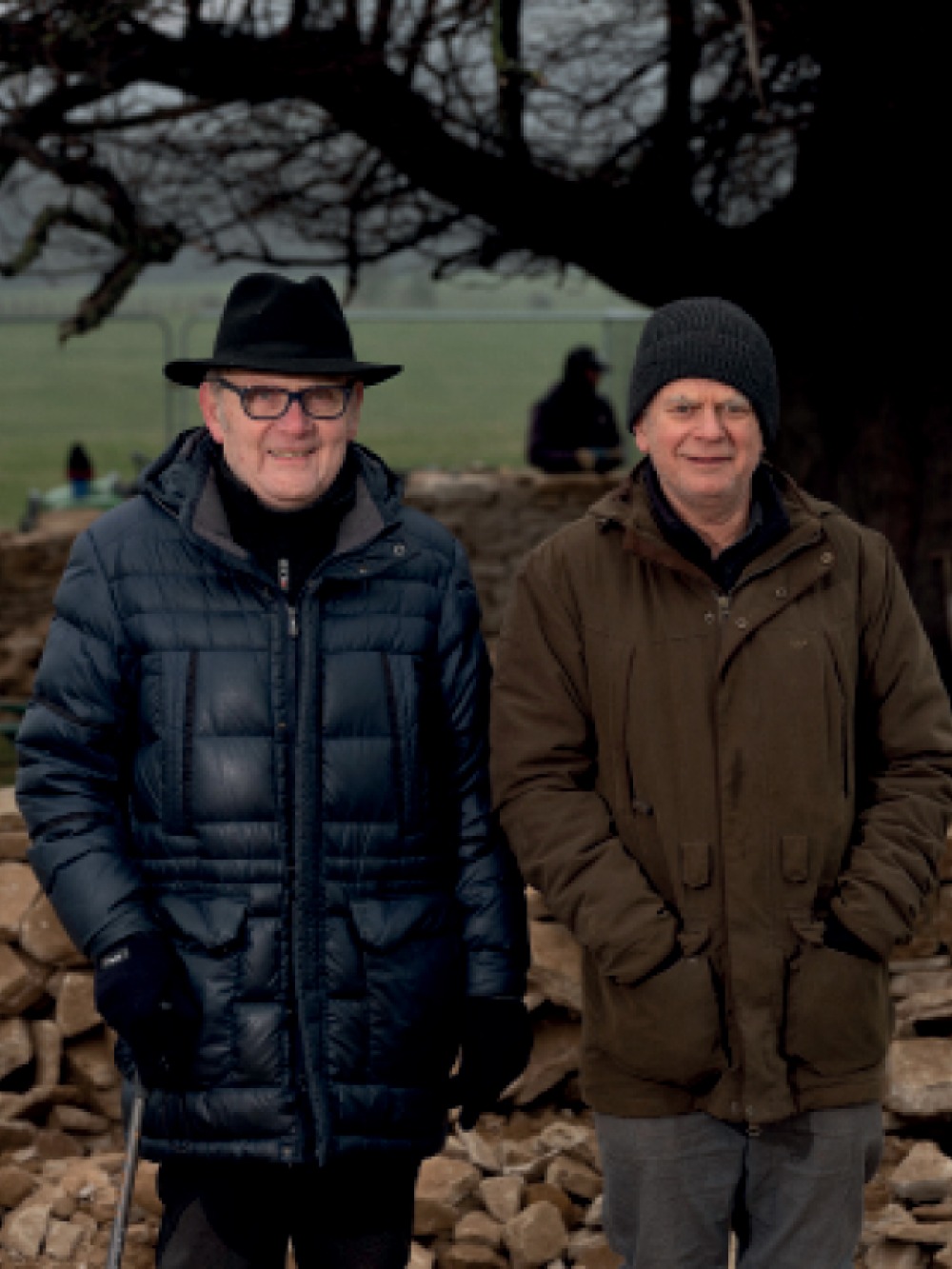 Sir Peter Murray and Andy Goldsworthy