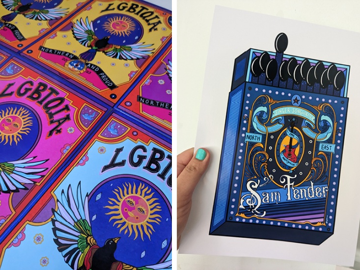 Meet The Local Artist Bringing a Pop of Colour to The North East