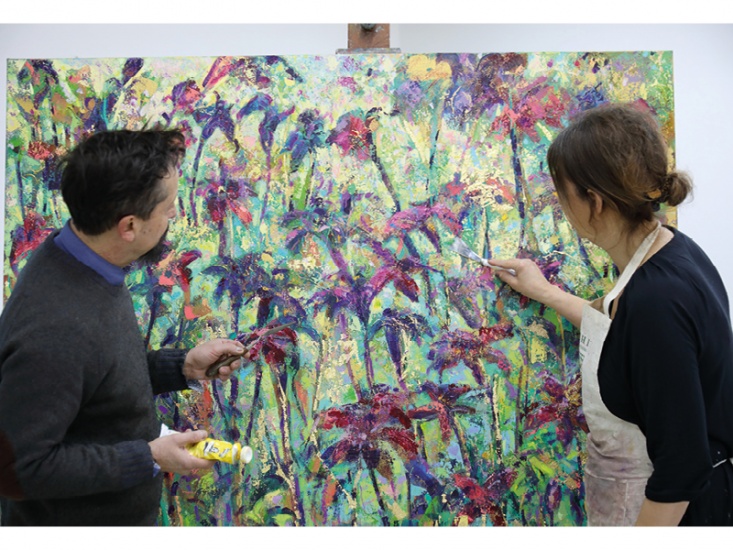 Susi Bellamy and Enrique Azocar's Artistic Collaboration