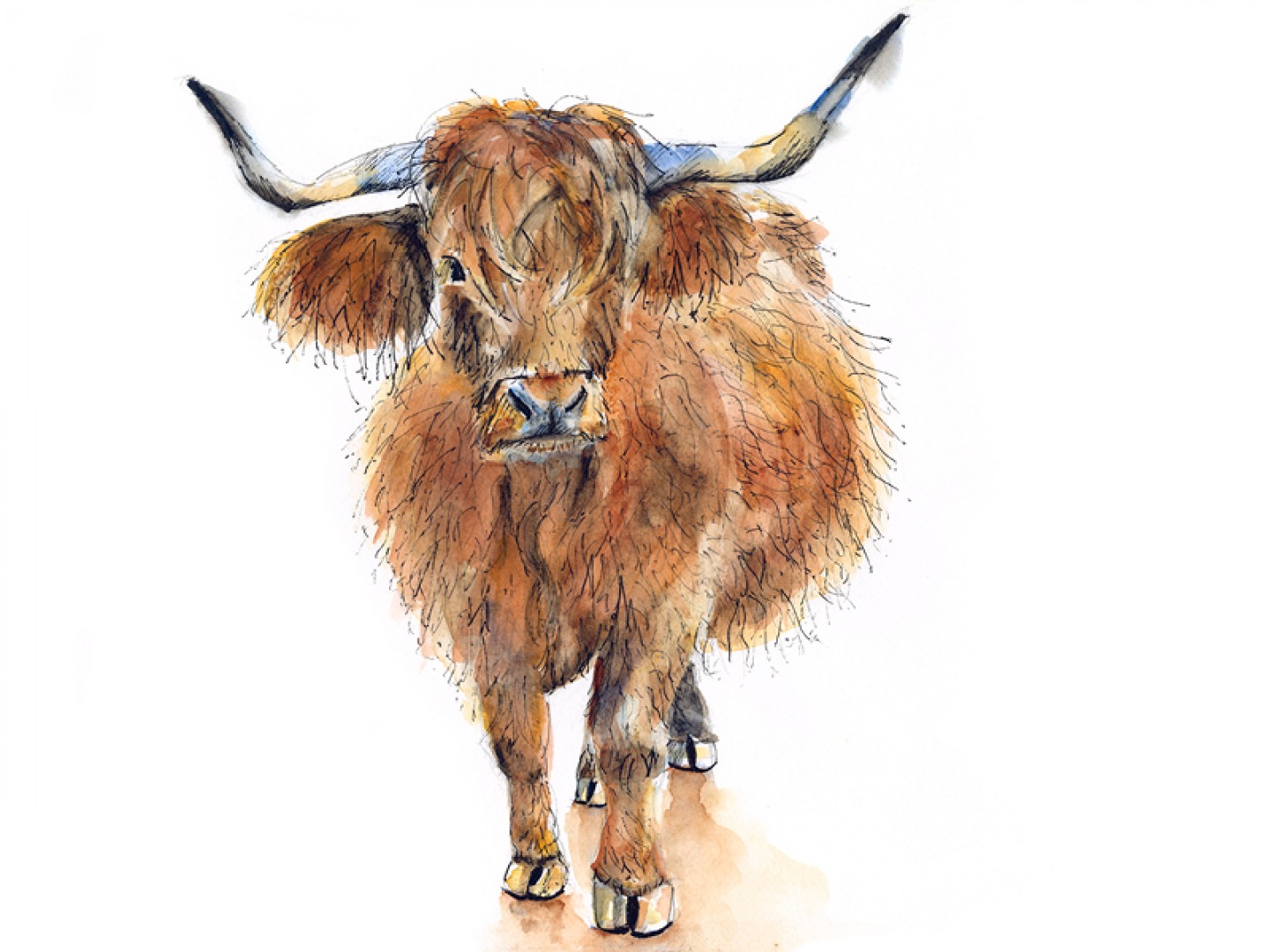 bull painting