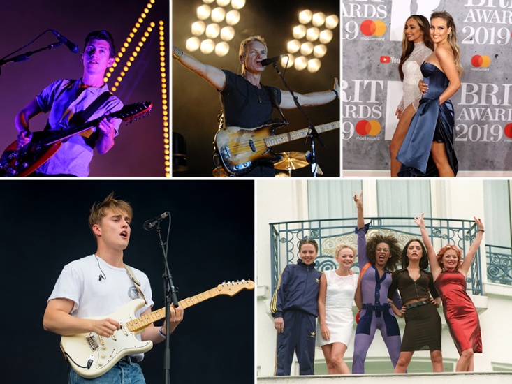 collage of people singing