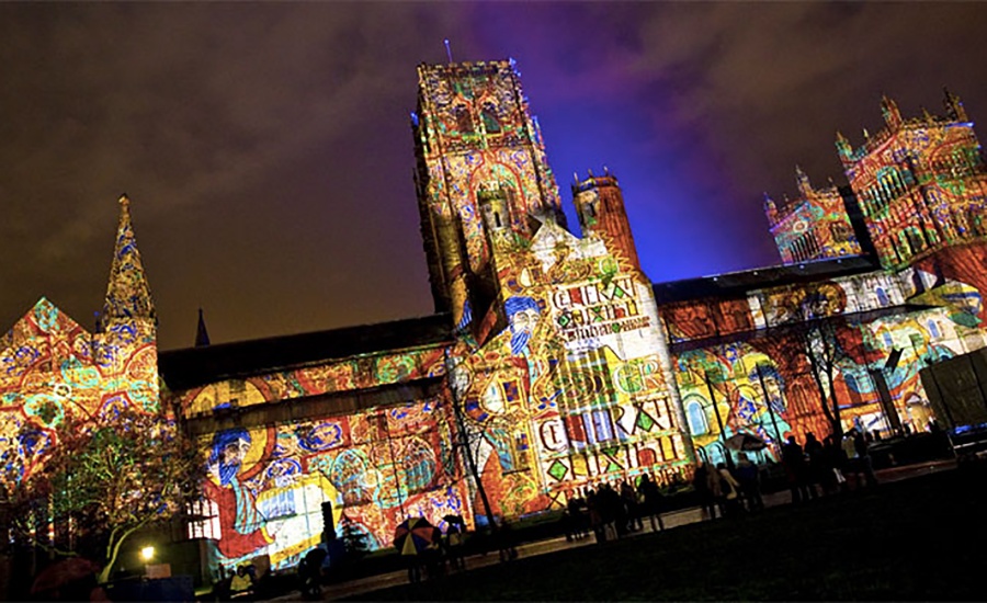 Durham Cathedral’s Lumiere Festival