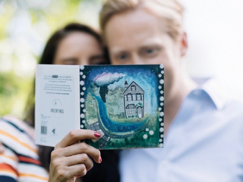 Meet the Maker of these Reusable Christmas Cards