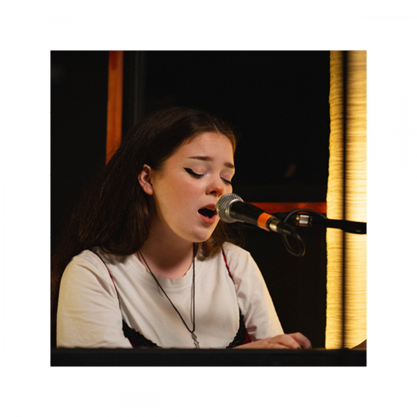 girl singing