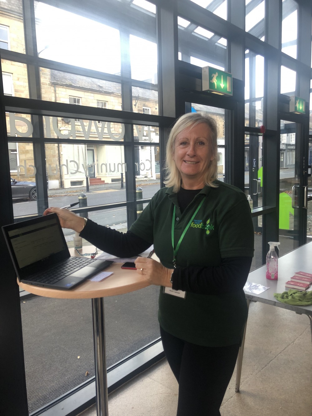Harrogate District Food Bank, Dawn Pearson