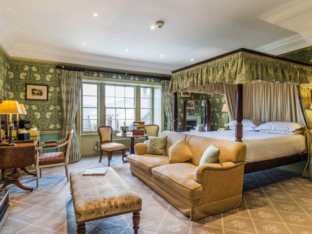 guest room at The Devonshire Arms