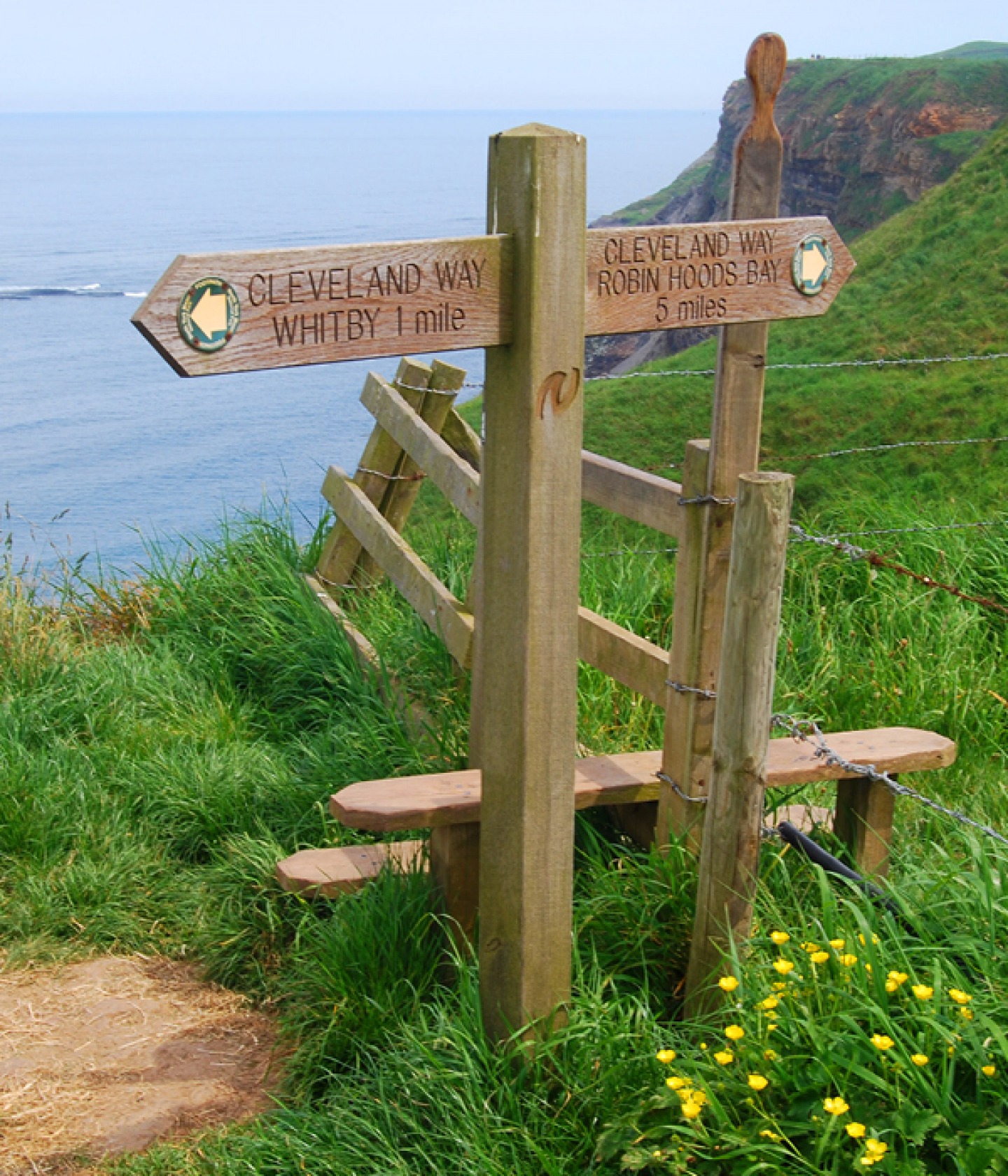 Post and style on the Cleveland Way