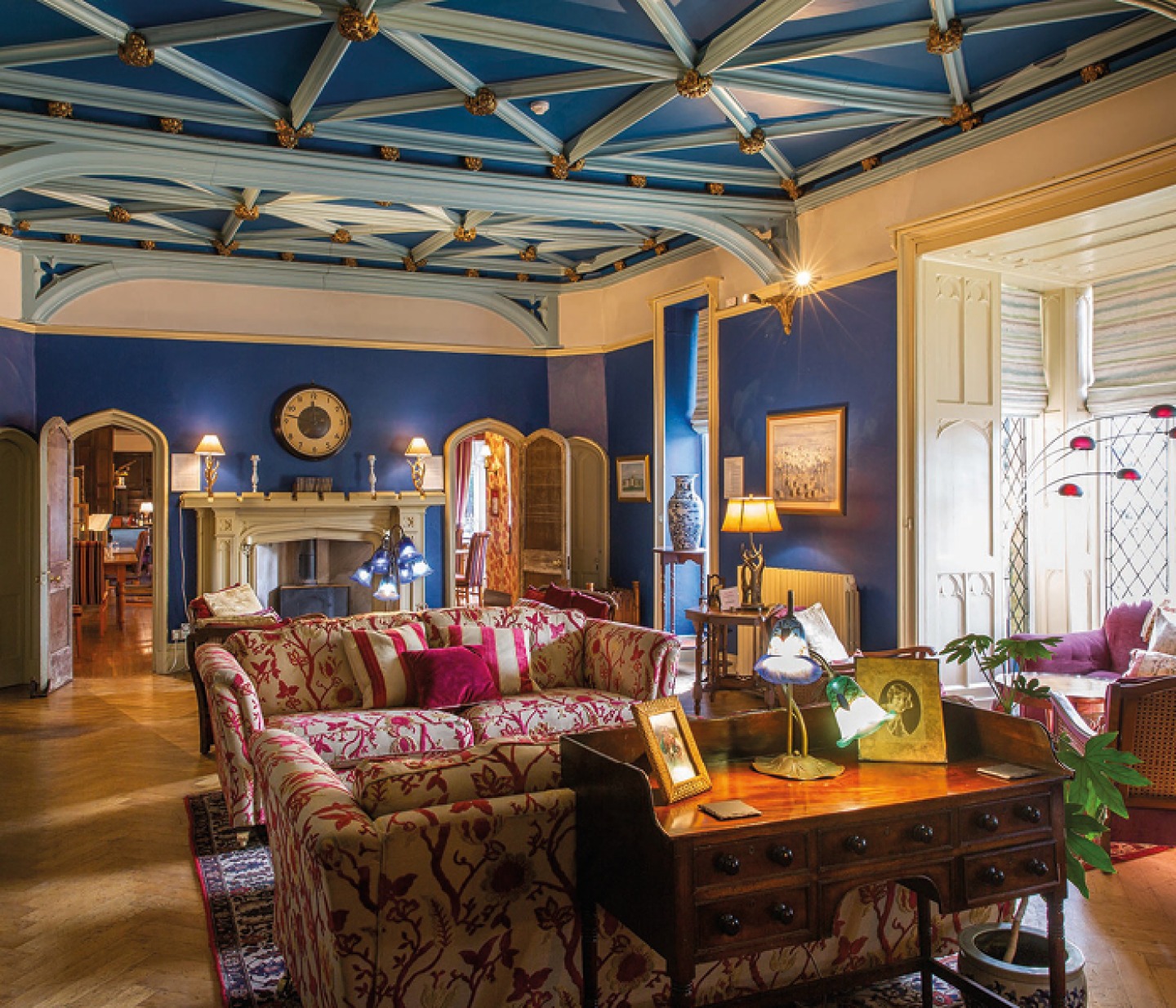 Internal Living/Drawing room at Augill Castle, Cumbria