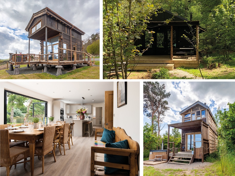 collage of featured properties