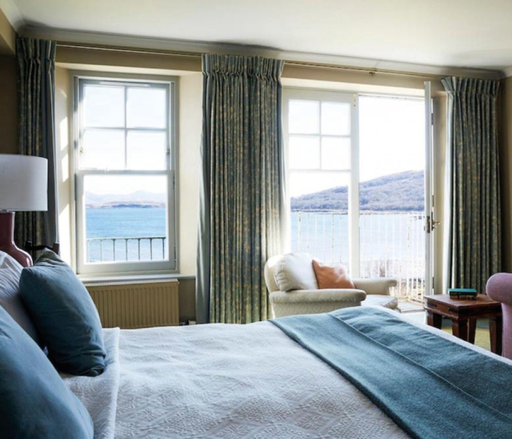 Guest room at Kinloch Lodge