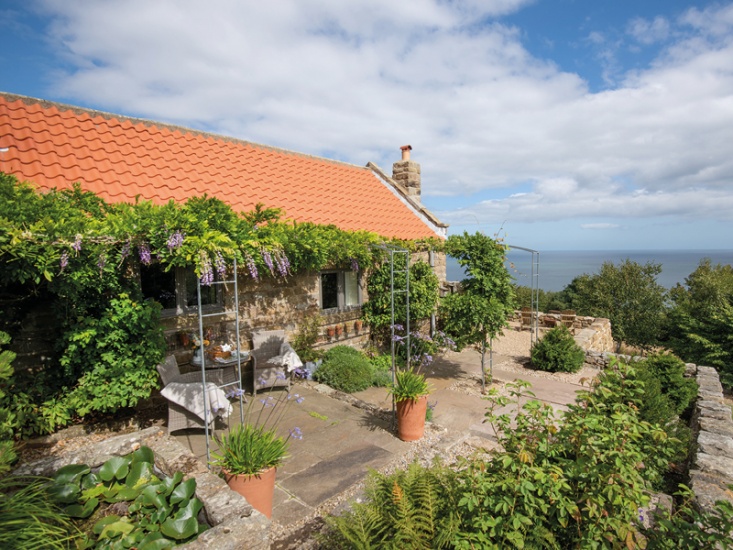 cottage over looking the sea