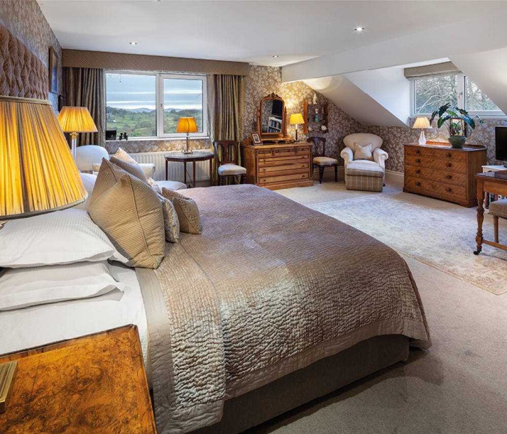 Guest room at Gilpin