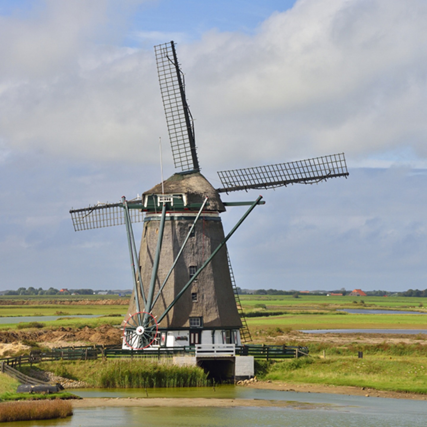 Windmill on Frisian lslands