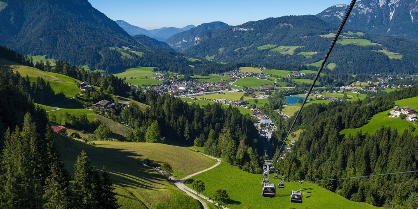 Soll Austria with cable car