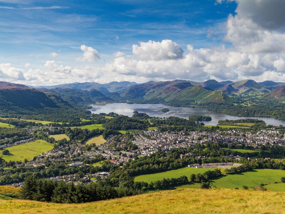 LAKE and town
