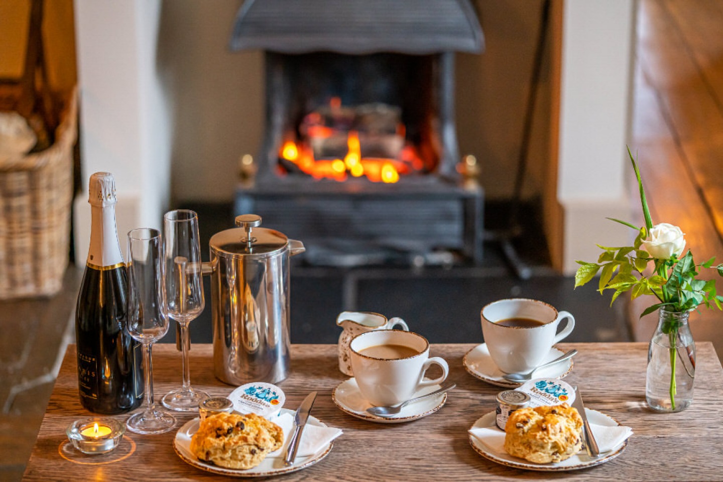 Afternoon Tea by the Fire, High Force Hotel