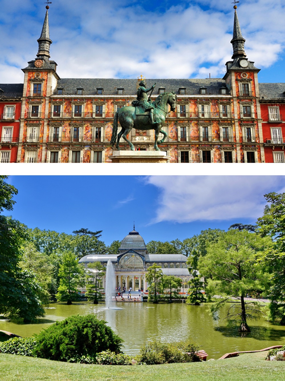 Plaza Mayor, Retiro Park