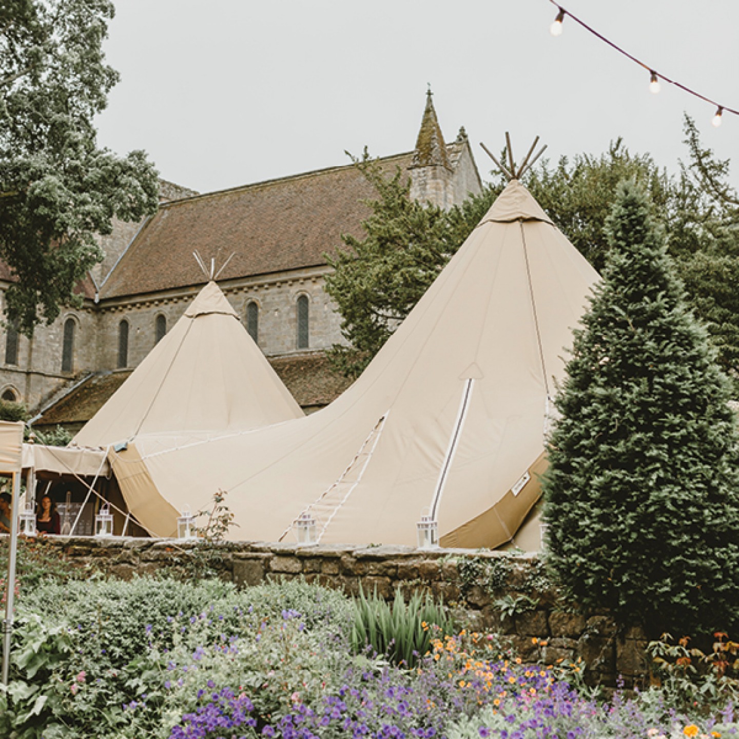 external shot of the tipi